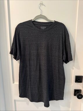 Goodlife Men's Charcoal Heather Crew Tee